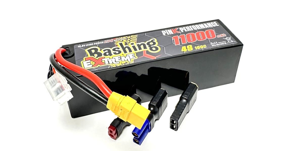 Pink Extreme Bashing Lipo 4S 14.8V-11000-100C Multi 178X52X53Mm 985G