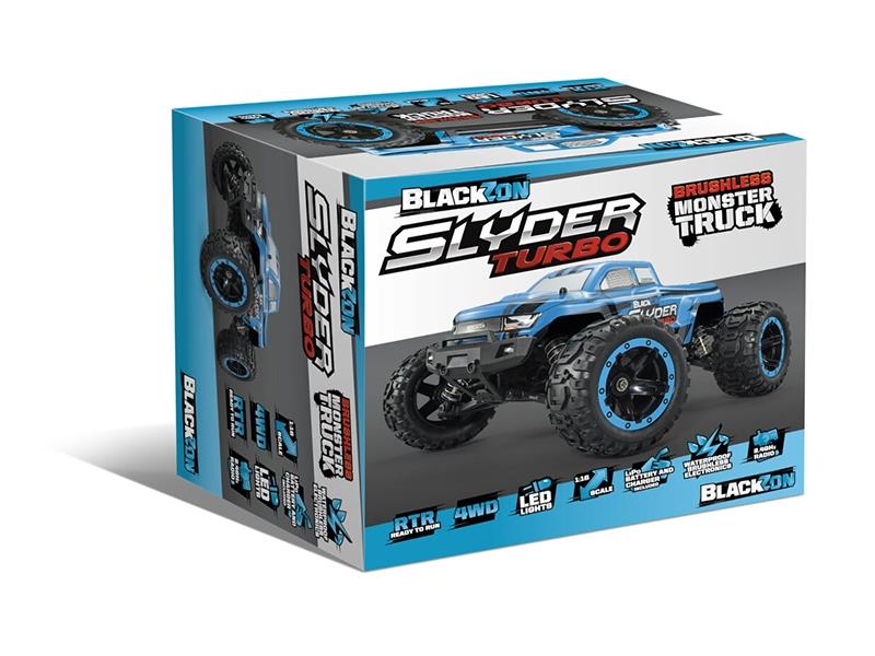 Slyder Mt Turbo 1/16 4Wd 2S Brushless - Blue