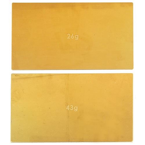 ASSOCIATED B6/B6.1 BRASS UNDER BATTERY WEIGHTS