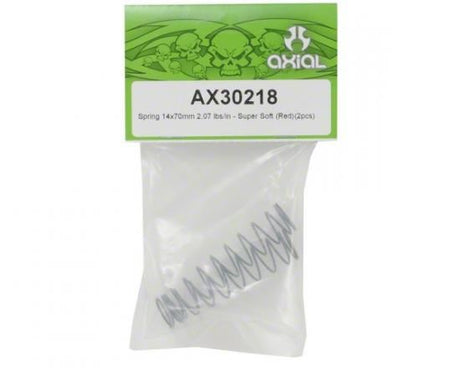 AXIAL Spring14x70mm2.07lbs/in Super Soft Red (2)