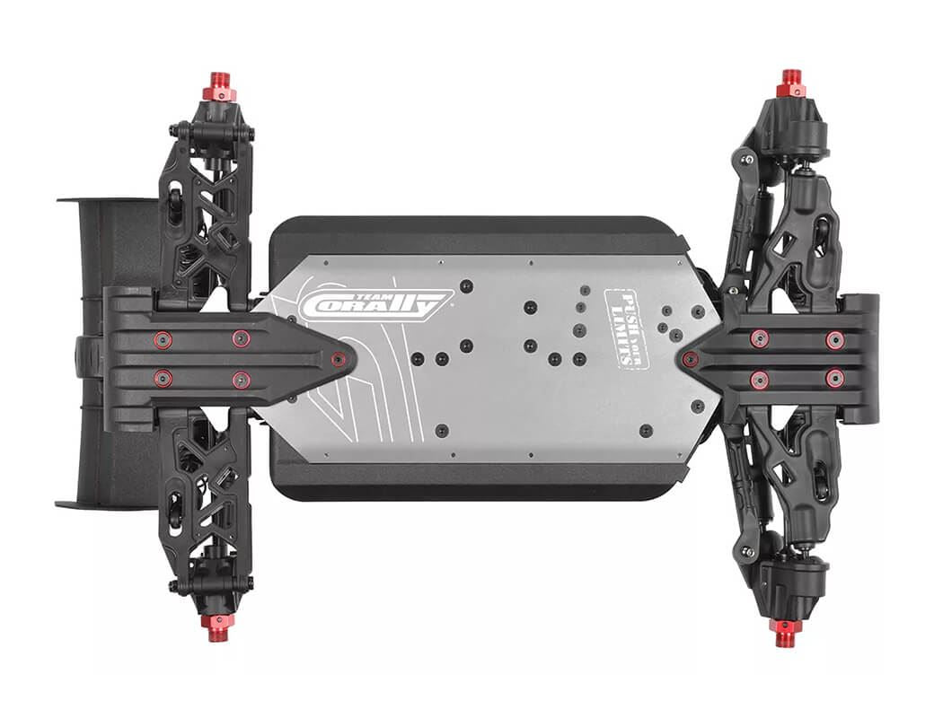 Corally Punisher 4 Brushless 4S Basher Truck Rtr - Red