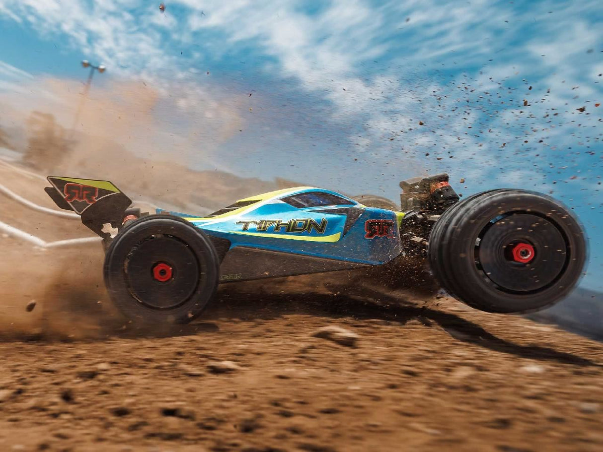 Arrma 1/8 Typhon 223S Blx 4X4 Buggy Rtr With Dsc Blue