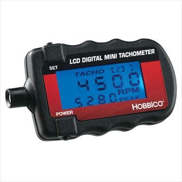 ELECTRIFLY Mini Digital Tachometer with Blue Backlit LCD