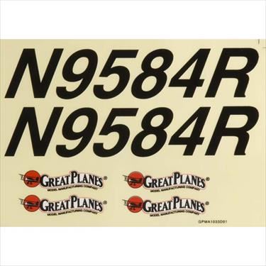 GPLANES Decal Sheet Cherokee .40 ARF