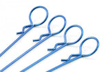 Fastrax Small Metallic Blue Long Body Pin