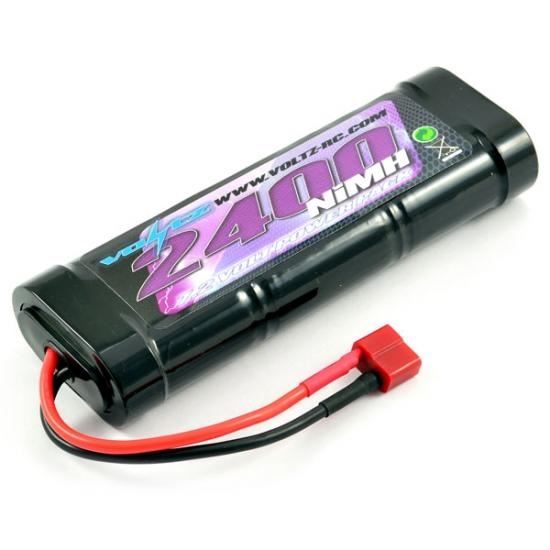 VOLTZ 2400mah 7.2V NiMH STICK PACK BATTERY W/DEANS CONNECTOR