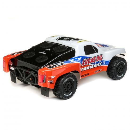 ECX 1/10 2WD Torment SCT : RTR White/Orange (ECX03433T2)