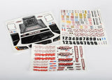 TRAXXAS Decal sheet, Slash 4X4