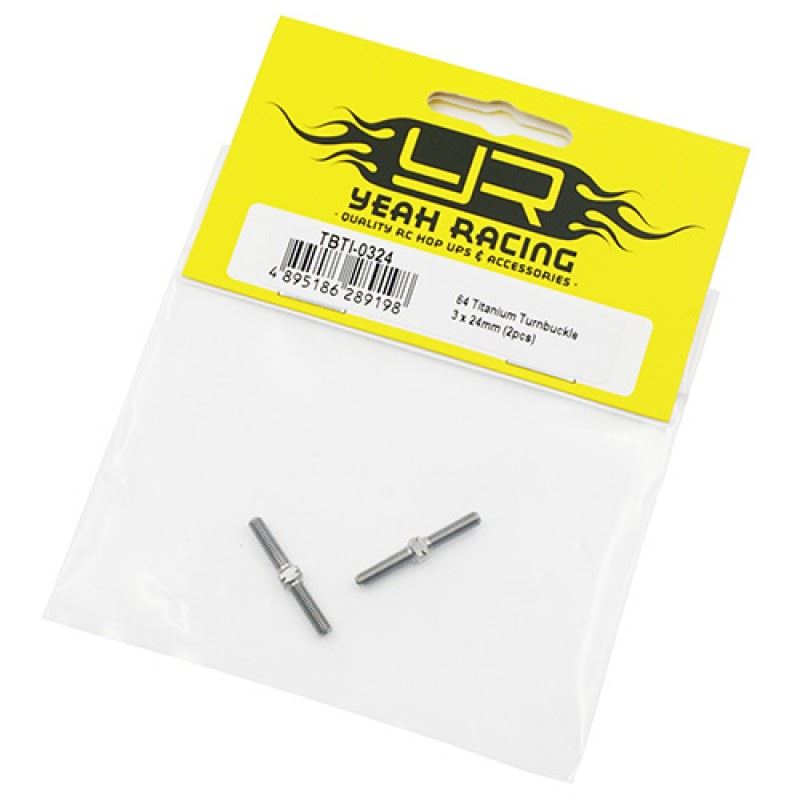 Yeah Racing 64 Titanium Turnbuckle 3x24mm 2pcs