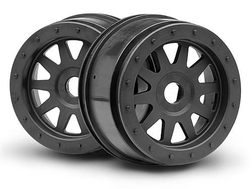HPI Tr-10 Glue-Lock Wheel Gunmetal (120X60mm/2Pcs)