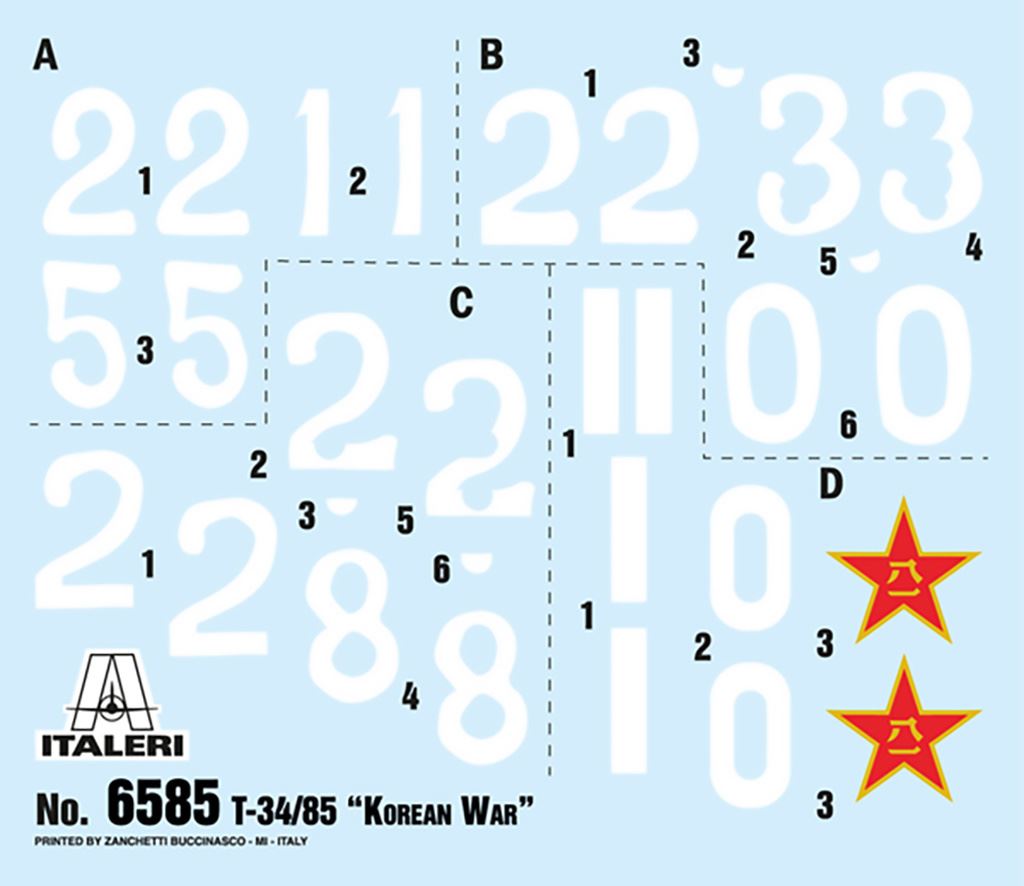 Italeri T-34/85 “Korean War”