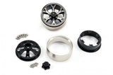 FASTRAX 1.9" HEAVY DUTY 6-SPOKE ALLOY BEADLOCK WHEELS (x2)
