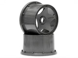 Super Star Wheel Gunmetal Rear (120X75Mm)