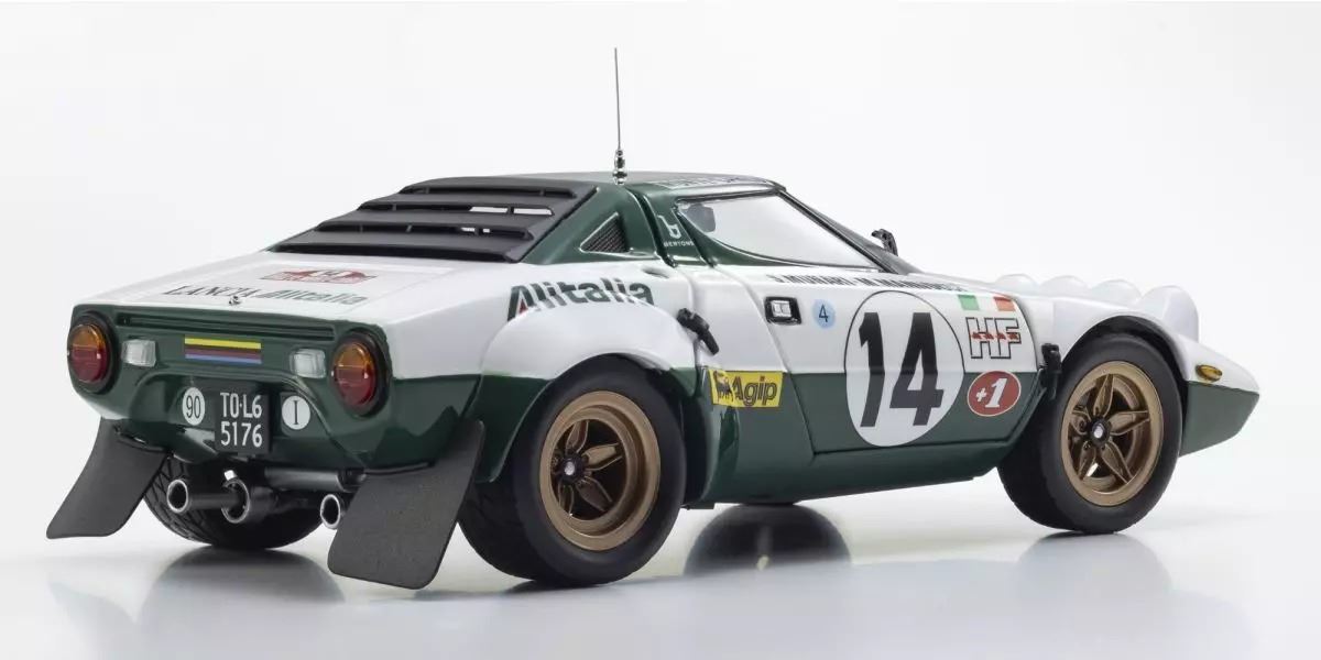 Kyosho 1:18 Lancia Stratos Hf S.Munari Winner Monte Carlo 1975 Nr.14