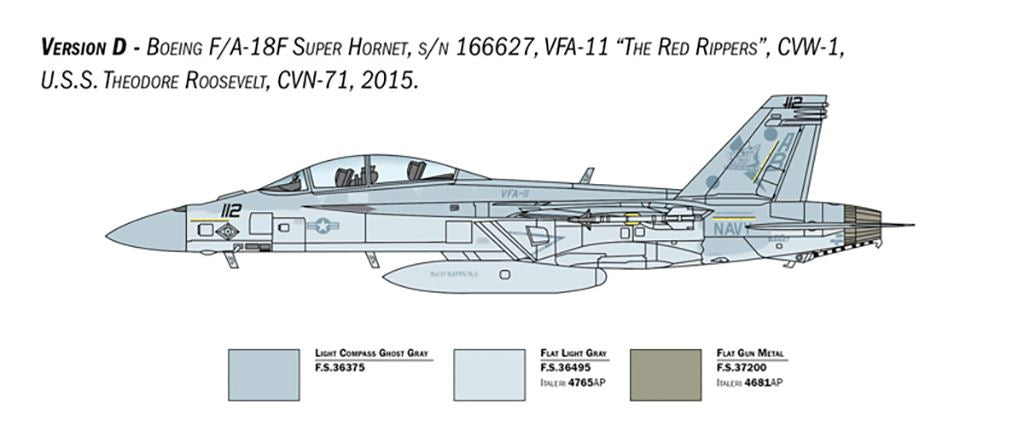Italeri F/A-18F Super Hornet US Navy Special Colours