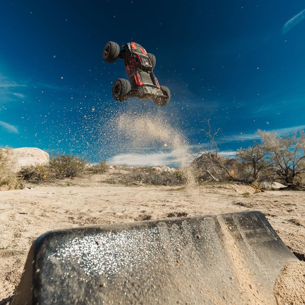 Arrma 1/16 Mini Kraton 3S Dsc 4X4 Rtr Speed Truck , Black/Red