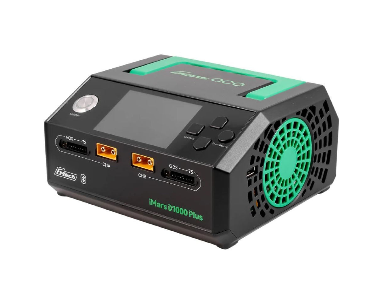 Gens Ace Imars D1000 Plus G-Tech Dual Smart Charger Ac 1000W