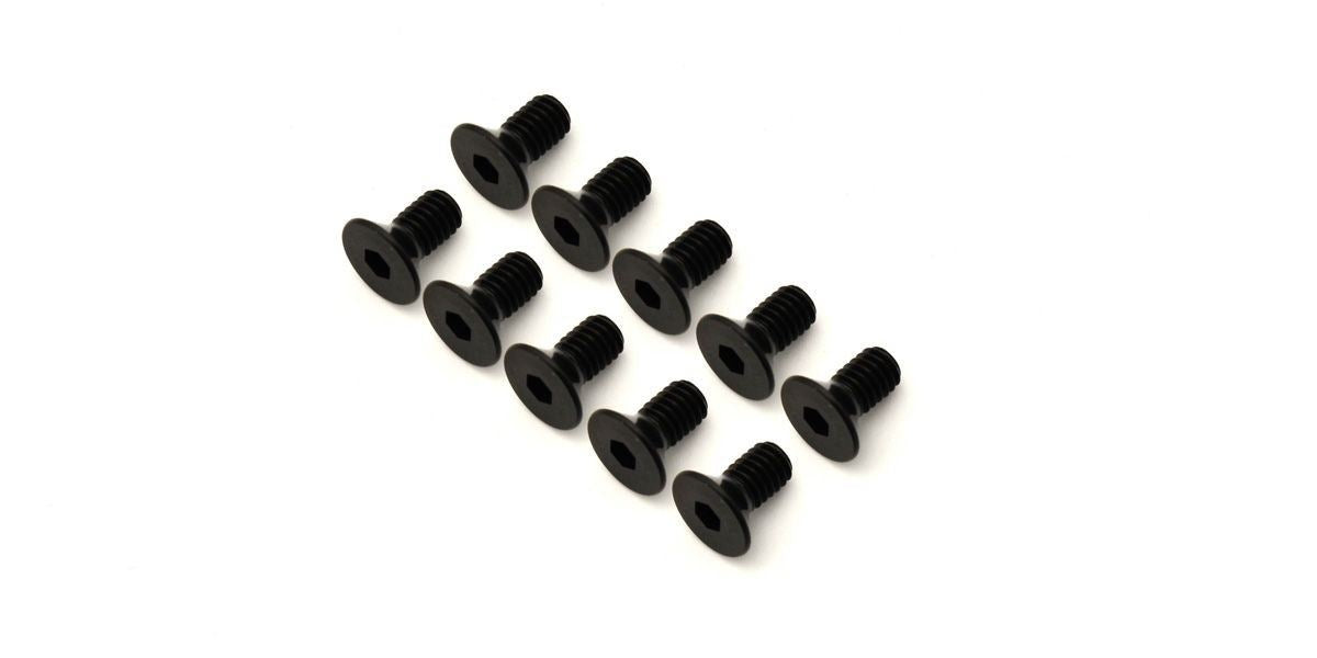 Hex Flat Head Screws 4X8Mm (10)