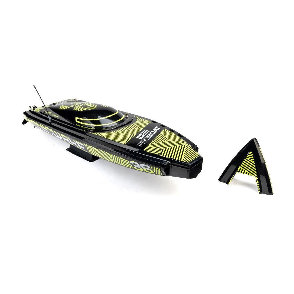 Proboat Sonicwake 36In V3 Self-Righting V-Hull Boat Rtr, Black