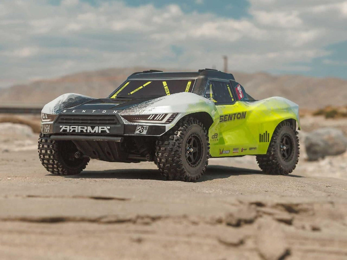Arrma 1/10 Senton 223S Blx 4X4 Sct Rtr With Dsc Yellow/Gunmetal