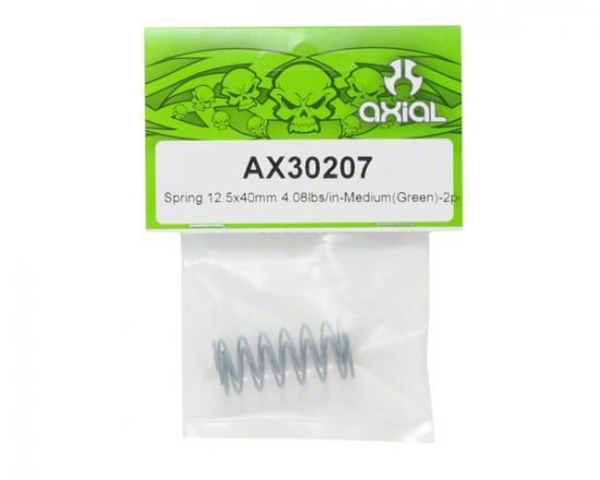AXIAL Spring 12.5x40mm 4.08lbs/in Medium Green (