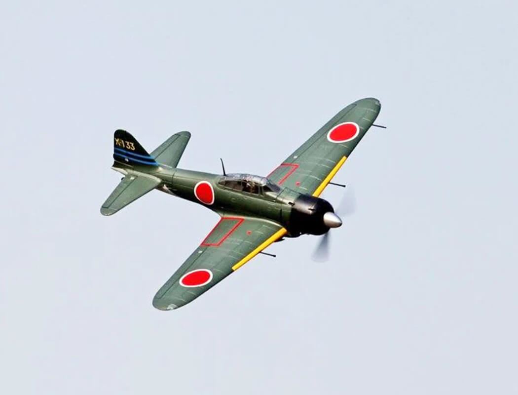 Fms 1400Mm A6M3 Zero Pnp Green