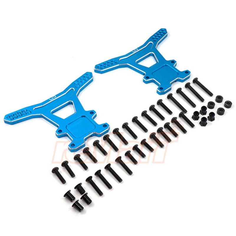 Yeah Racing Aluminum Front Rear Damper Shock Stay Set For Tamiya WR02 WR02G GF01 / TAWR-S01
