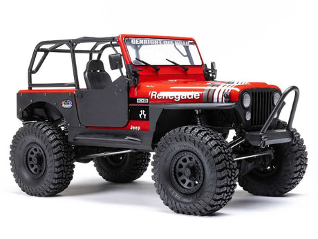 Axial 1/10 Scx10 Iii Jeep Cj-7 4X4 Rtr Rock Crawler, Red