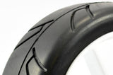 FASTRAX 1/8TH PREMOUNTED SLICK TYRES 'HAWK/SPLIT SPOKE'