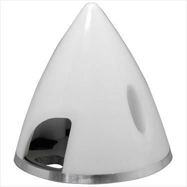 ELECTRIFLY Nylon Spinner with Aluminium Back 2" (51mm) White