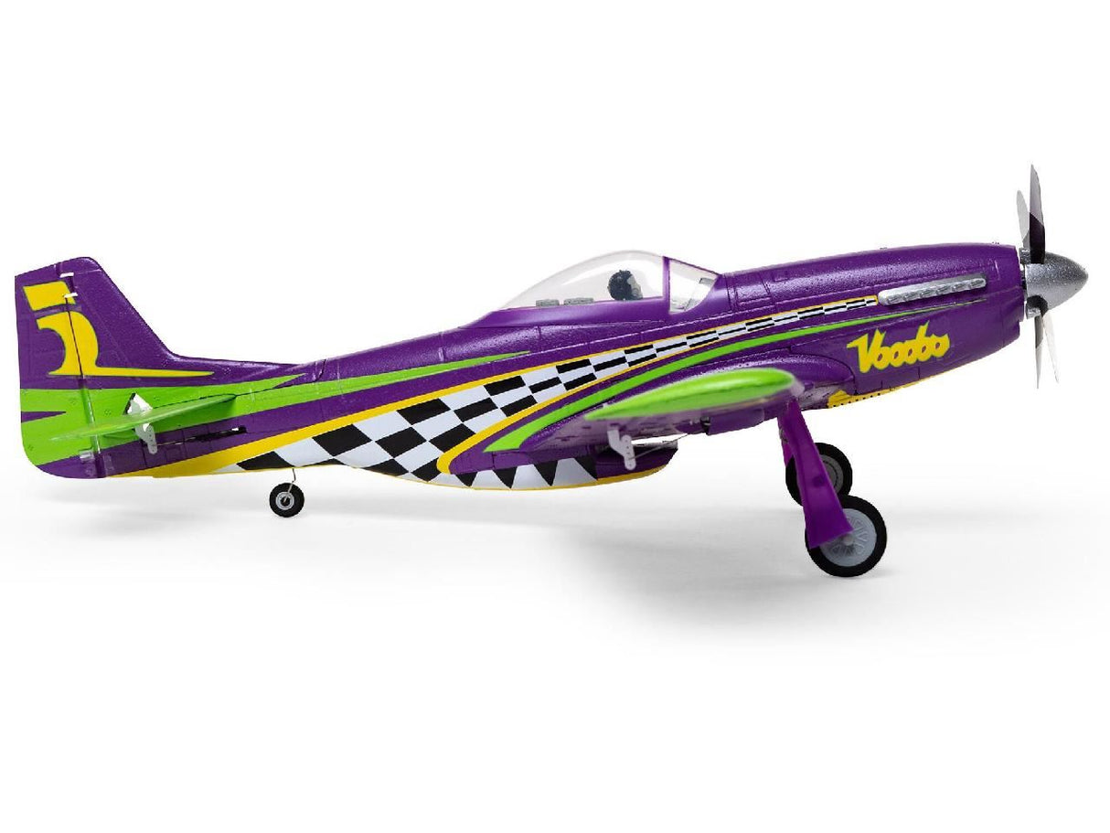 E Flite UMX P-51D Voodoo BNF Basic with AS3X and SAFE Select