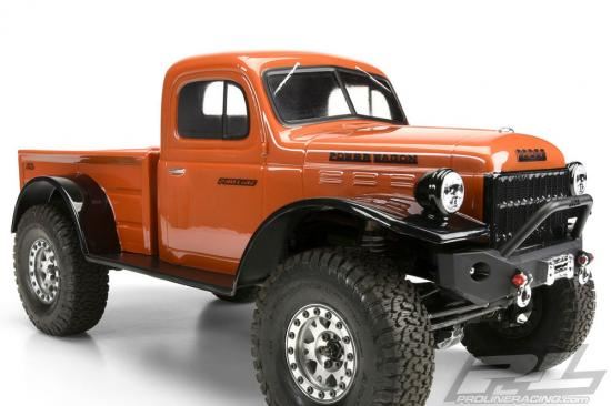 Proline 1946 Dodge Power Wagon Clear Body Crawler 313mm Wb