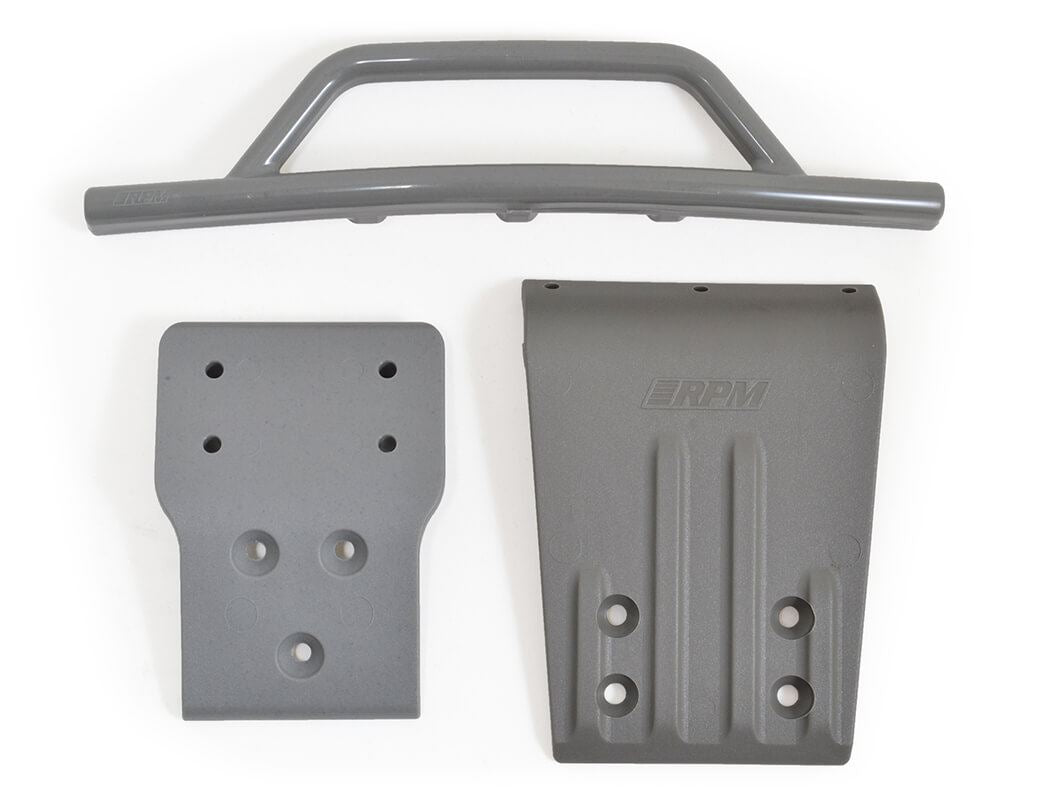 Rpm Front Bumper For Traxxas Slash 4X4 - Grey