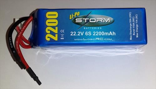 STORM Li-Po 6S 22.2V 25C 2200mAh