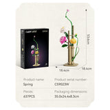Cada Oriental Floral Art: Spring - 613 Pcs