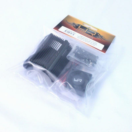 Yeah Racing Heat Sink with Twin Tornado High Speed Fans sets for 1:8 Motors with around 40.8mm diameter