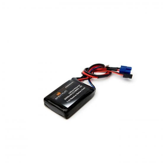 Spektrum 2000mAh 2S 7.4V LiPo Receiver Battery (SPMB2000LPRX)