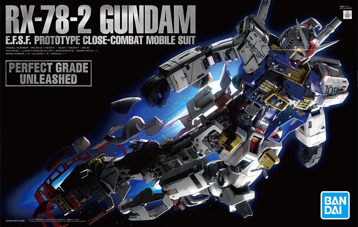 Bandai Hobby Pg Unleashed 1/60 Rx-78-2 Gundam