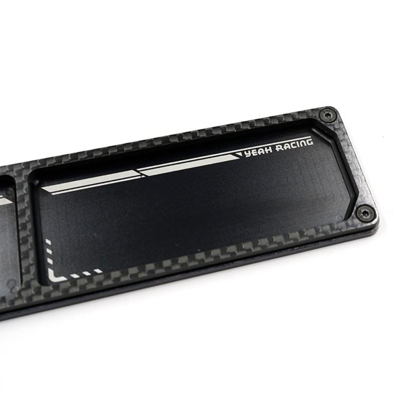 Yeah Racing Aluminum & Carbon Screw Tray