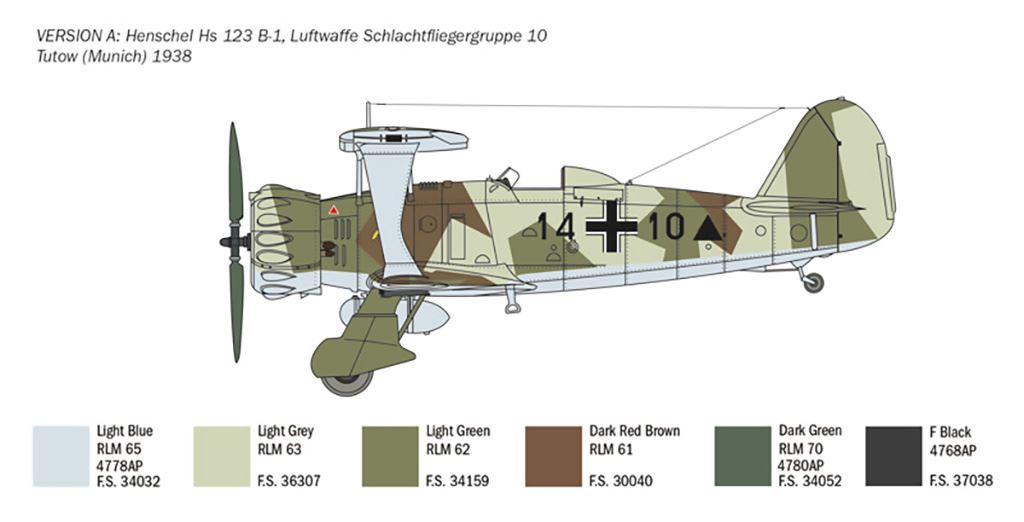Italeri Henschel Hs 123
