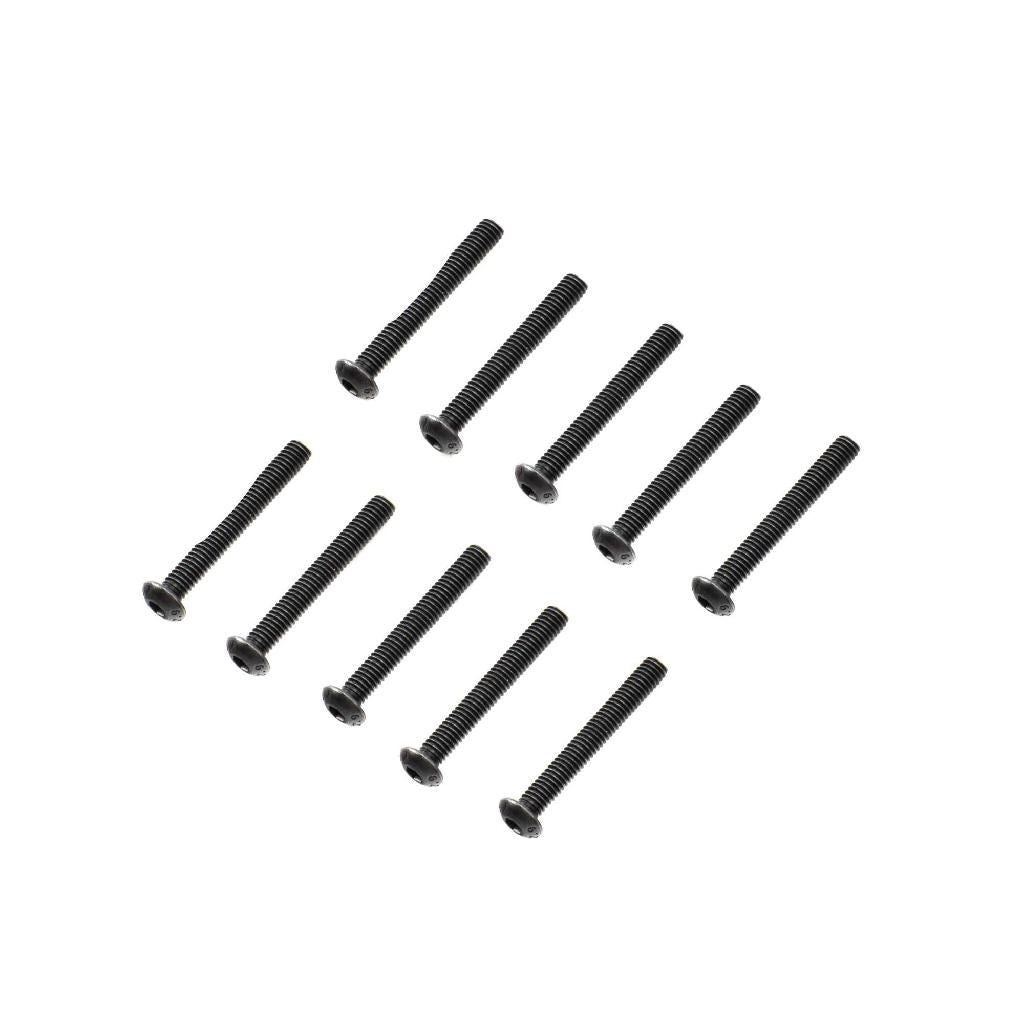 Losi Button Head Screws, M4 X 30Mm Stl (10)