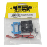 Yeah Racing Aluminum Motor Fan Mount Brace Blue w/YA-0180 Fan For Tamiya XV-01