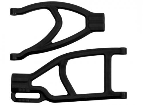 RPM EXTENDED LEFT REAR A-ARMS FOR TRAXXAS SUMMIT & REVO - BLACK