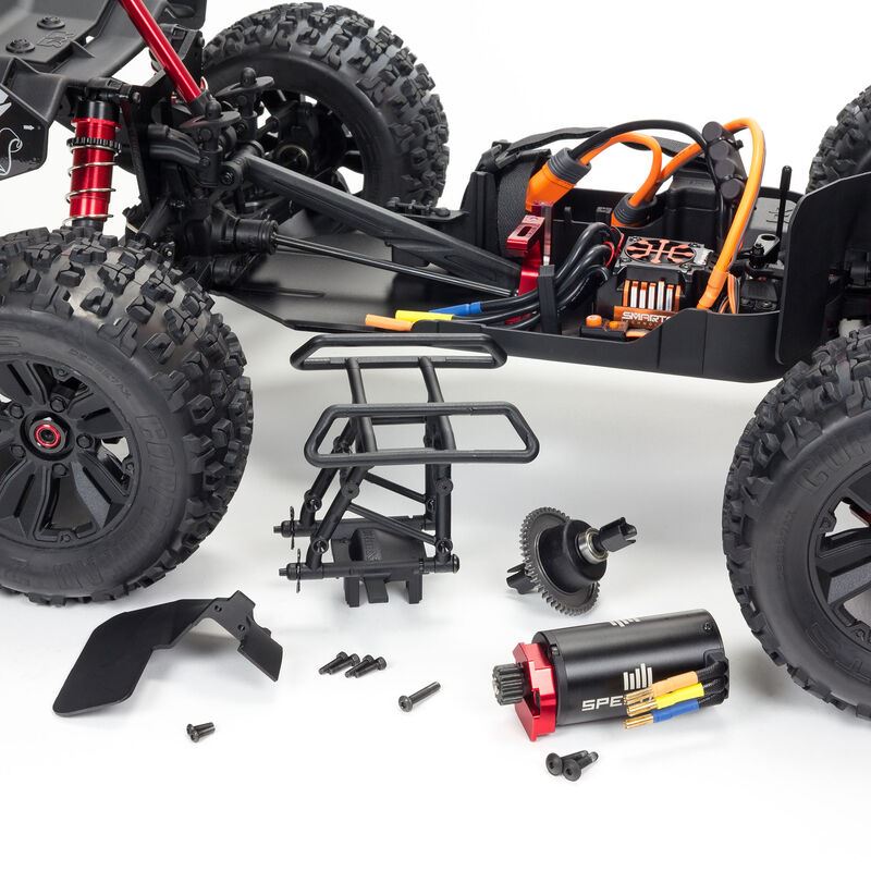 Arrma Kraton V5 6S 4WD BLX 1/8 Blue Monster Truck with Spektrum Firma - ARA8608V5T2