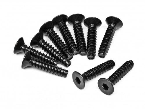 HPI Tp. Flat Head Screw M4X18mm (Hex Socket/10Pcs)