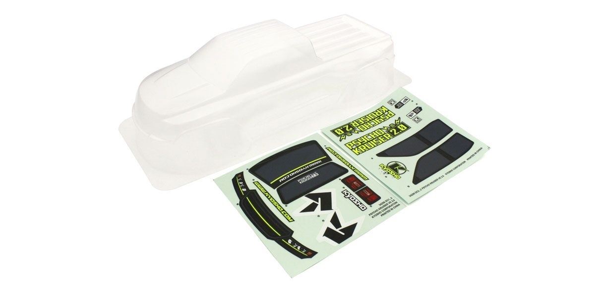 Clear Body Shell Psycho Kruiser Ve 2.0