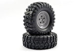 FASTRAX 1:10 CRAWLER SAWBLOCK 1.9 SCALE WHEEL &#248;108MM TYRE (GREY)