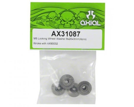 AXIAL M5 Locking Wheel Washer 8x20x3mm (4)