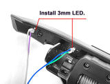 RC4WD GUARDIAN STEEL FRONT BUMPER W/ LIGHTS FOR MST 4WD OFF-ROAD CAR KIT W/ J4 JIMNY BODY