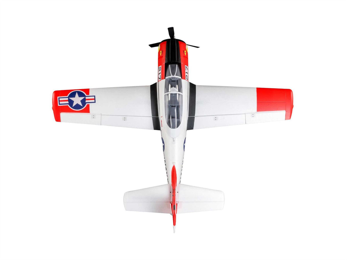 E Flite T-28 Trojan 1.2m BNF Basic with Smart